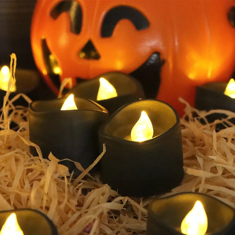 Black LED Candle Lamp