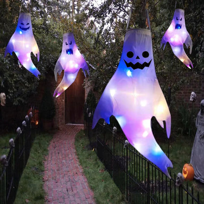 Light-Up Hanging Ghosts