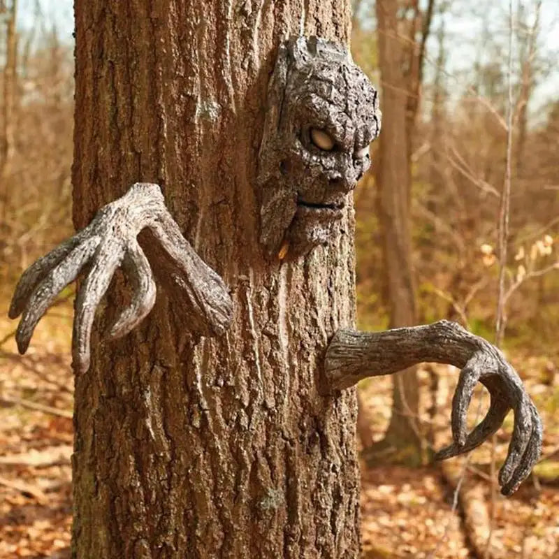 Tree Face w/ Hand