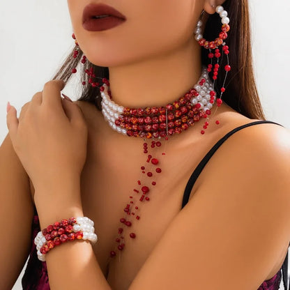 Bloody Pearls Jewelry