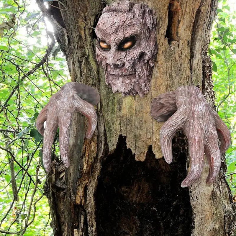 Tree Face w/ Hand