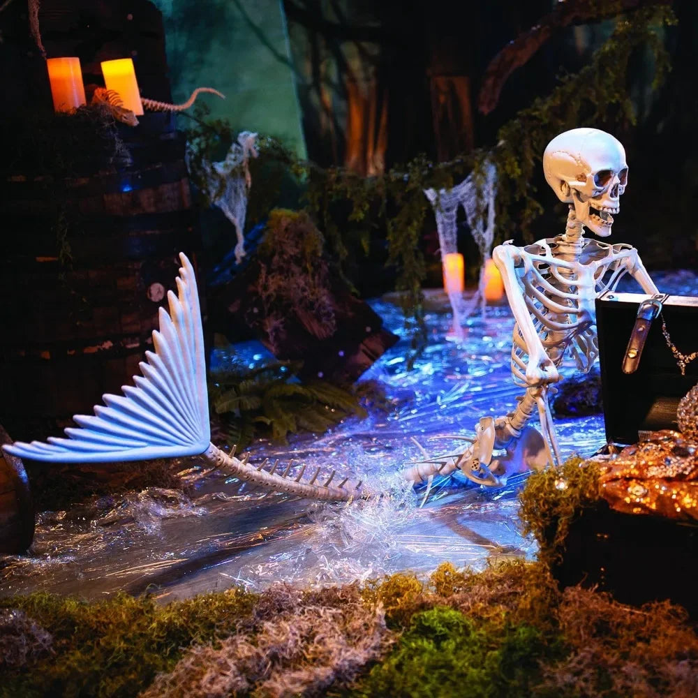 Life-Size Mermaid Skeleton