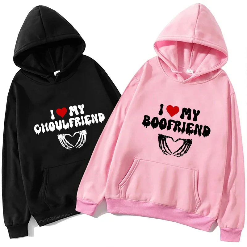 Ghoulfriend, Boofriend Couple Hoodies