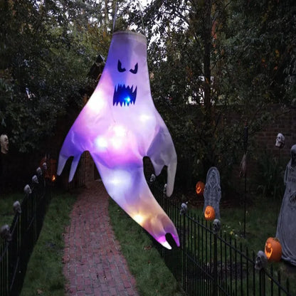 Light-Up Hanging Ghosts