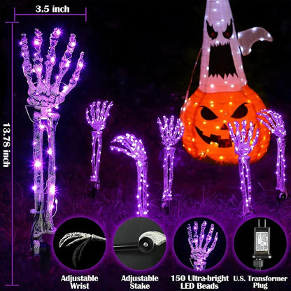 LED Skeleton Arm Stakes