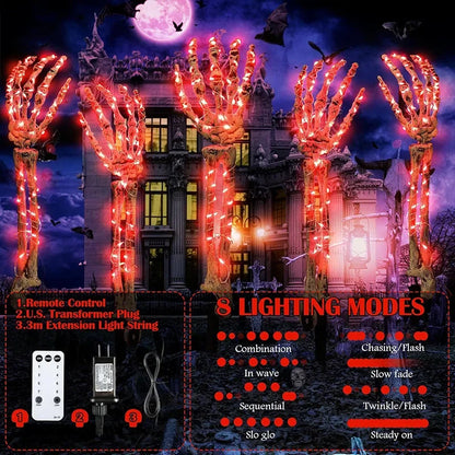 LED Skeleton Arm Stakes