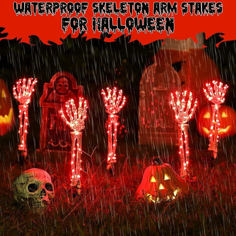 LED Skeleton Arm Stakes