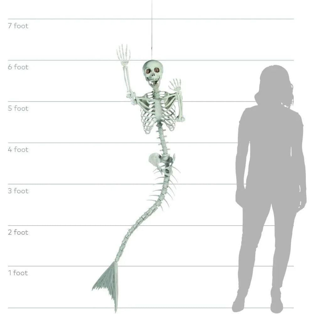 Life-Size Mermaid Skeleton