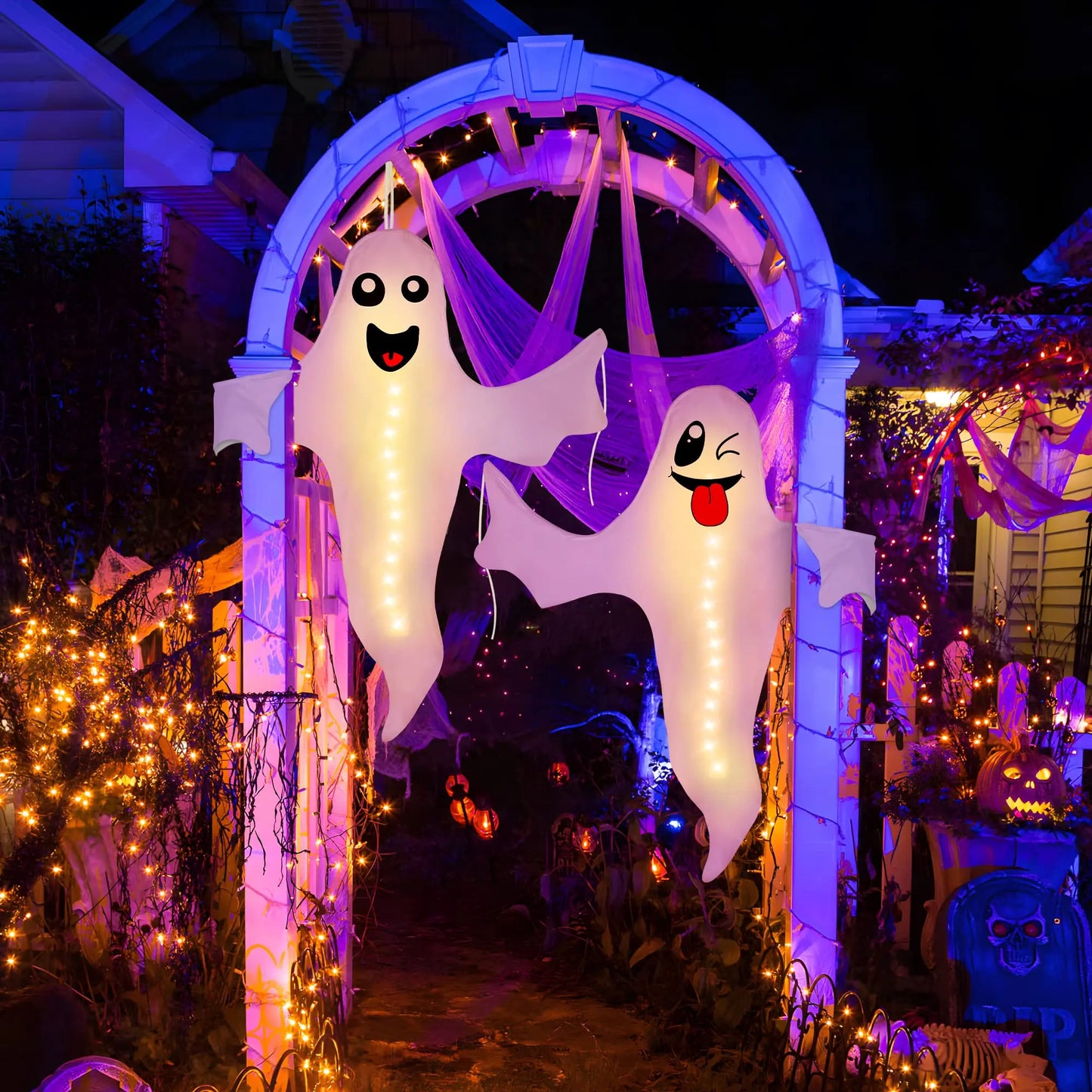 Hanging Ghost Lights