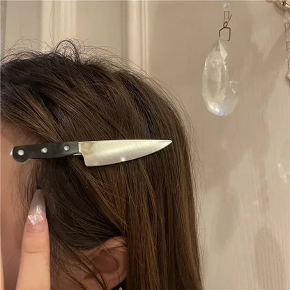 Knife Hair Clip