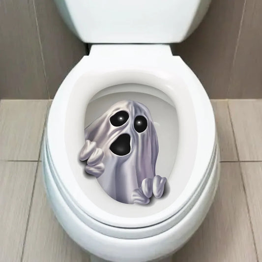 Ghost Toilet Sticker