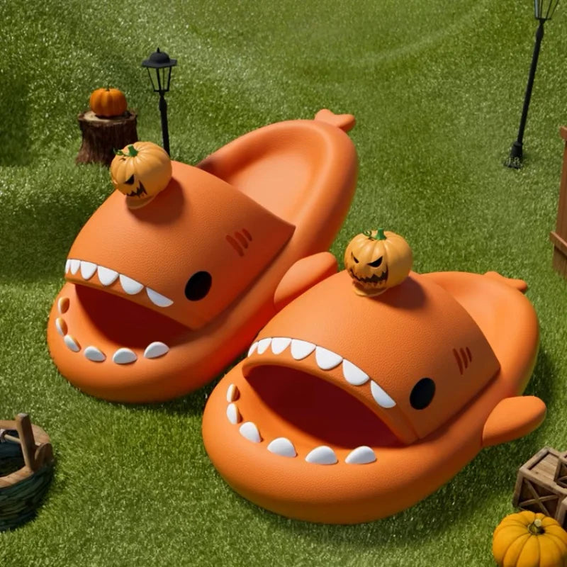 Pumpkin Shark Slides