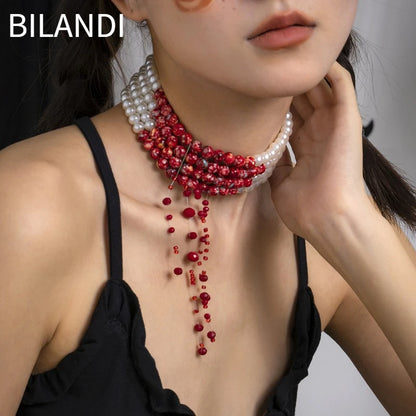 Bloody Pearls Jewelry