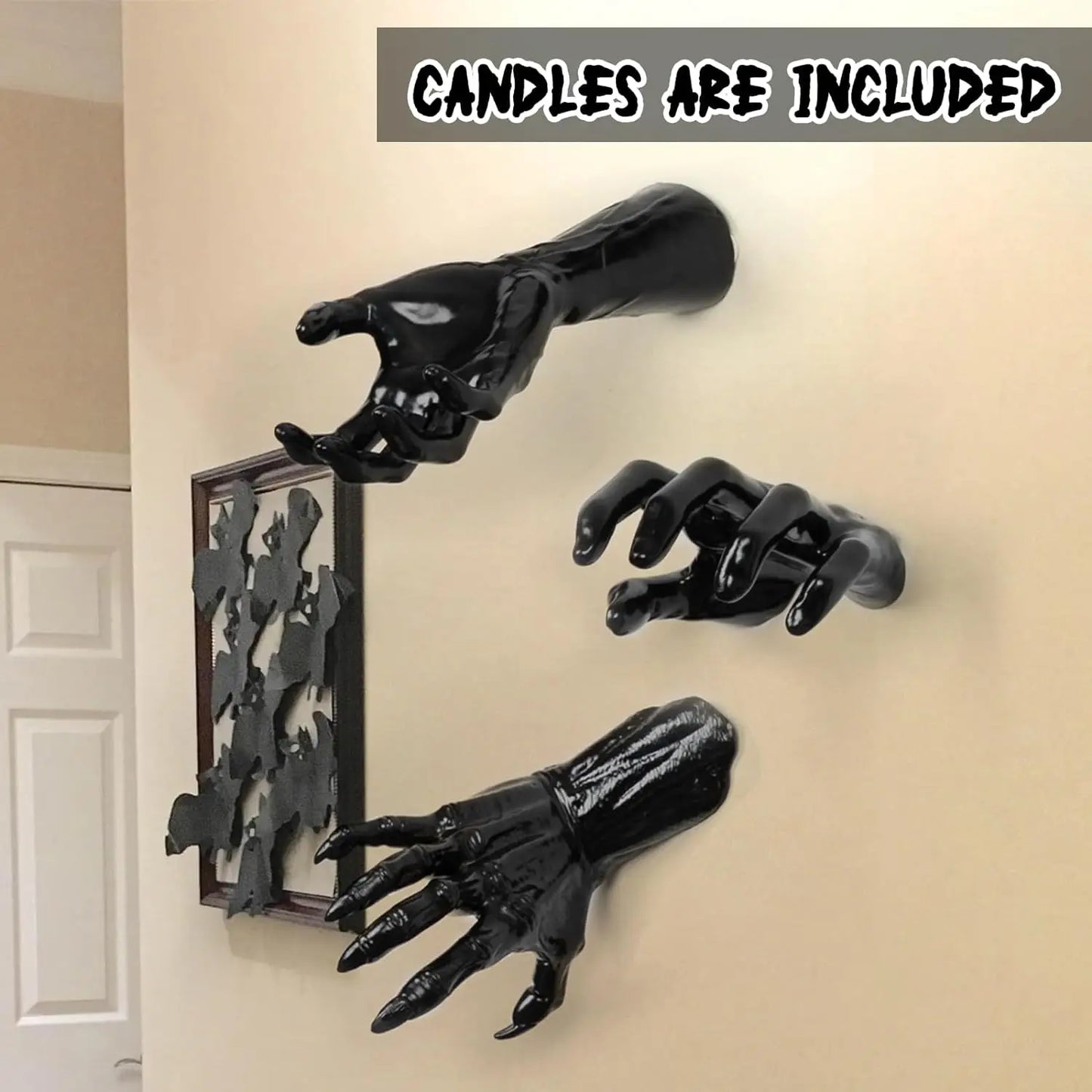 Creepy Hand Candle Wall Hanger