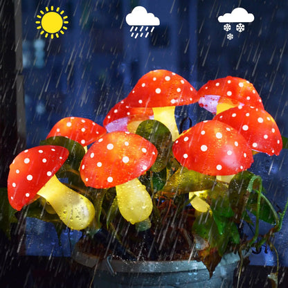 Solar Mushroom Lights