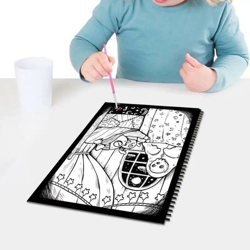 Spooky Girl Coloring Book