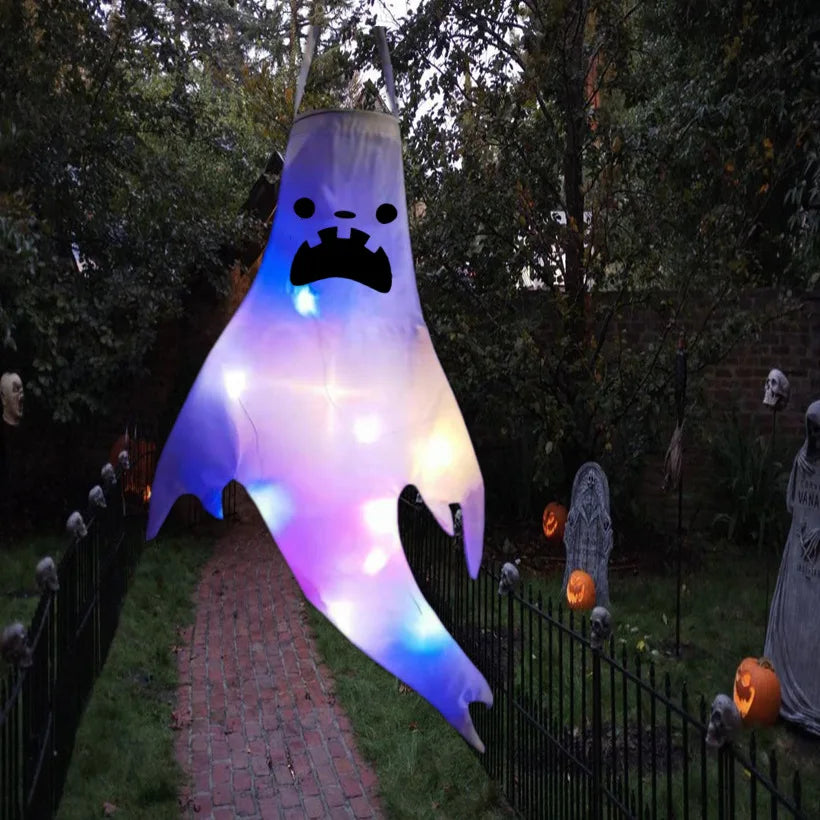 Light-Up Hanging Ghosts