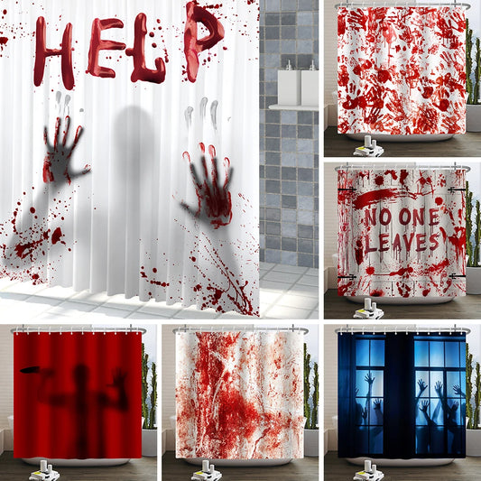 Bloody Shower Curtains