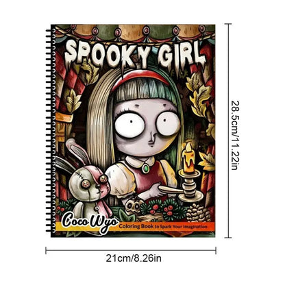 Spooky Girl Coloring Book