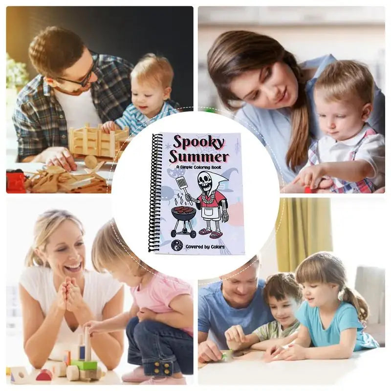 Spooky Summer Coloring Book