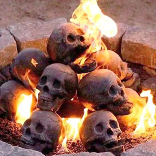 Fireplace Pit Skull