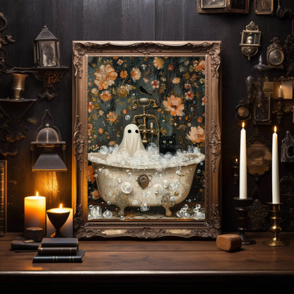 Bathtub Ghost Portrait