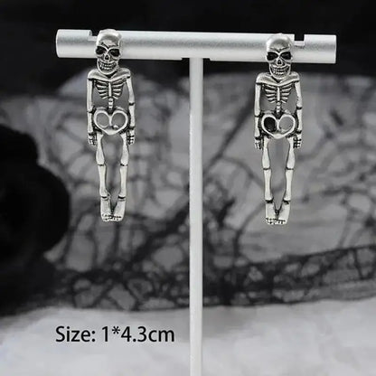 Dangling Skeleton Earrings